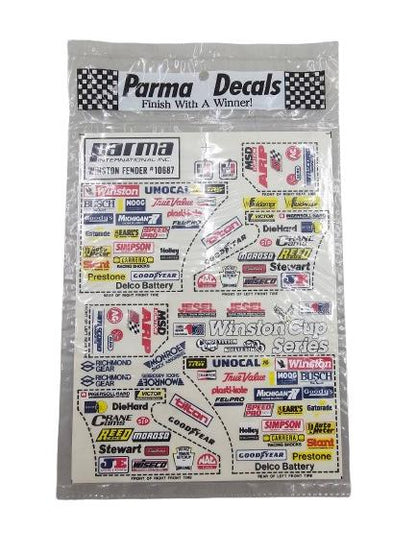 Parma Vintage NOS Winston cup busch gatorade heinz die hard decal sheet #10687