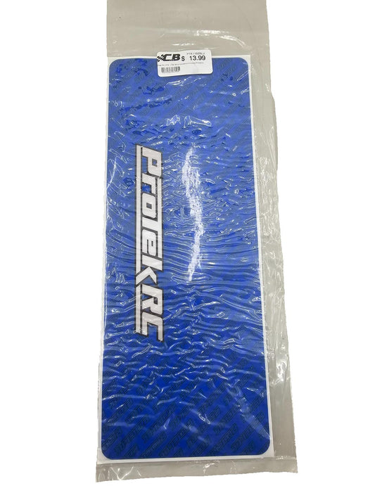 Protek RC universal chassis protective film/ decal blue #1102blu