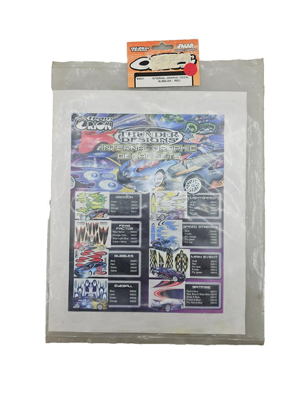 Team Orion Thunder designs NOS Internal graphics/ decals red bubbles #59021