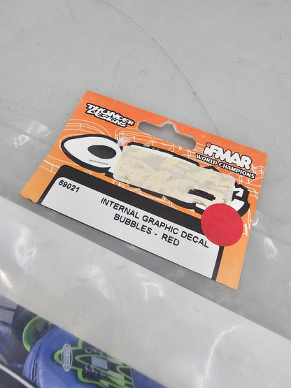 Team Orion Thunder designs NOS Internal graphics/ decals red bubbles #59021