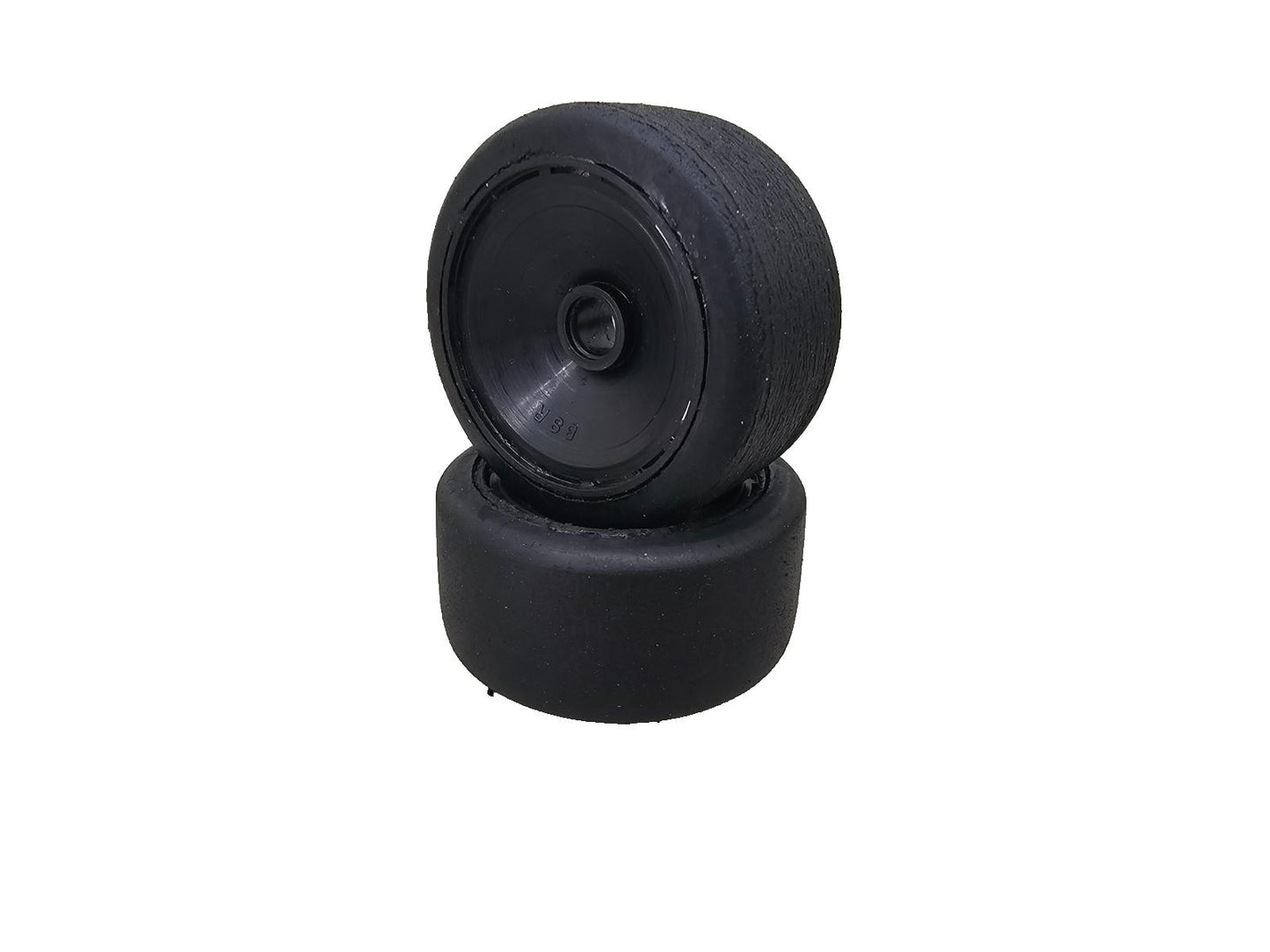 BSR (Red) Featherweight black wheels for 1/10 pan car