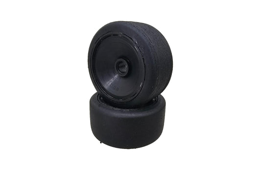 BSR (Red) Featherweight black wheels for 1/10 pan car