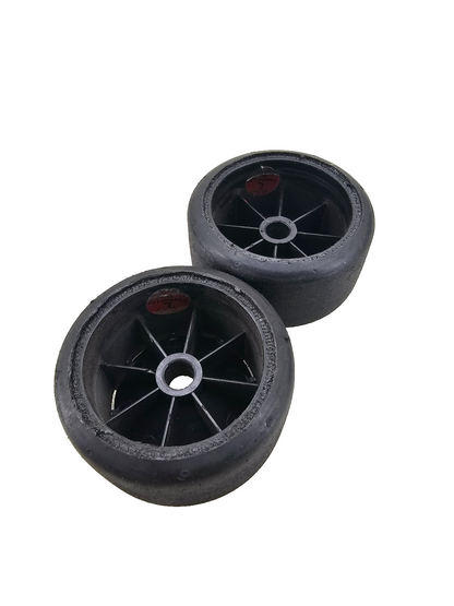 BSR (Red) Featherweight black wheels for 1/10 pan car