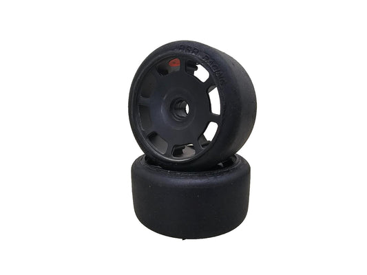 BSR (Orange) Featherweight black wheels for 1/10 pan car