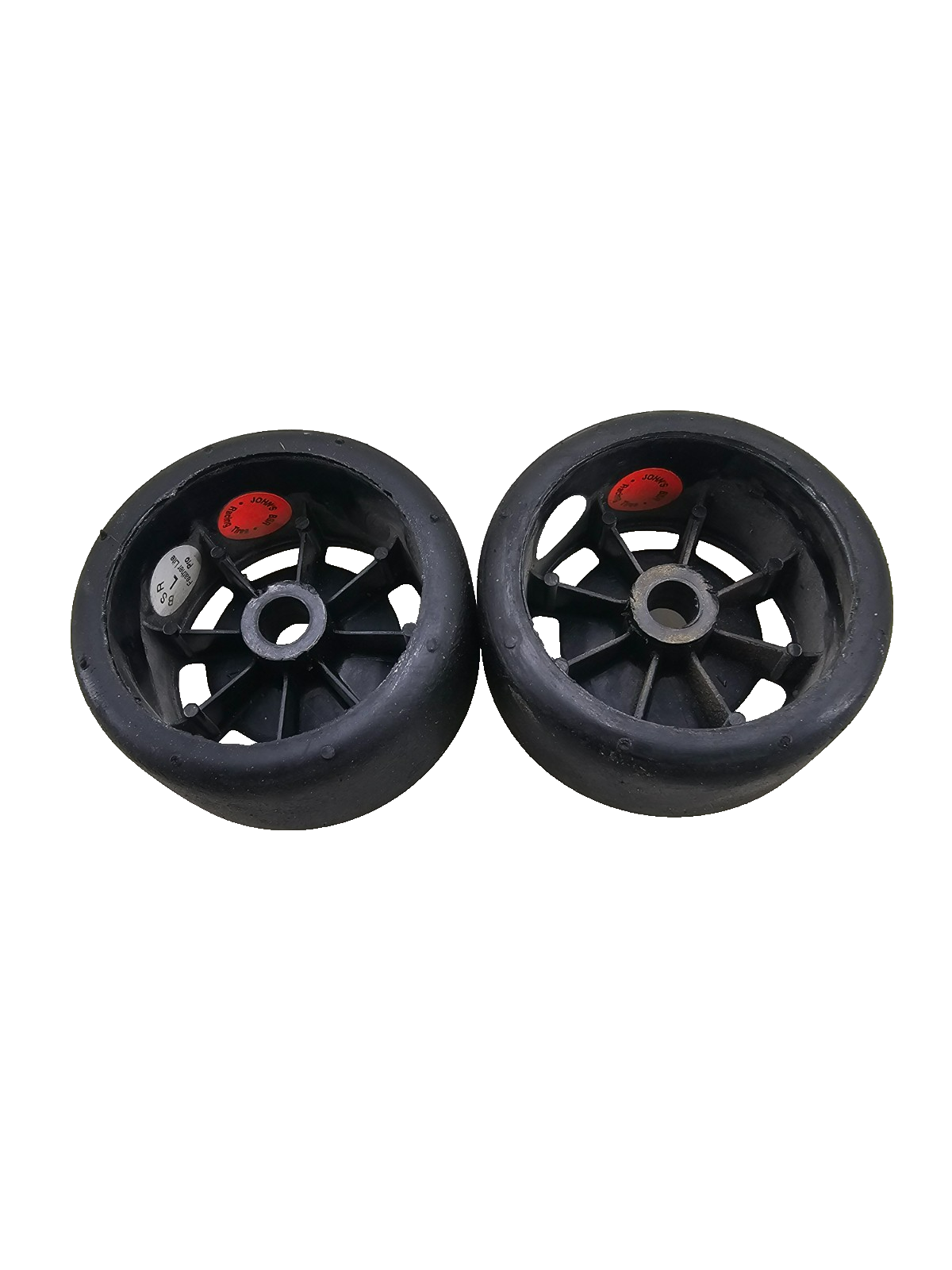 BSR (Orange) Featherweight black wheels for 1/10 pan car