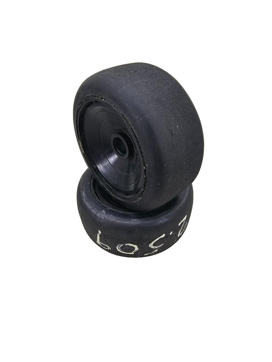 BSR (Green) Featherweight black dish wheels for 1/10 pan car