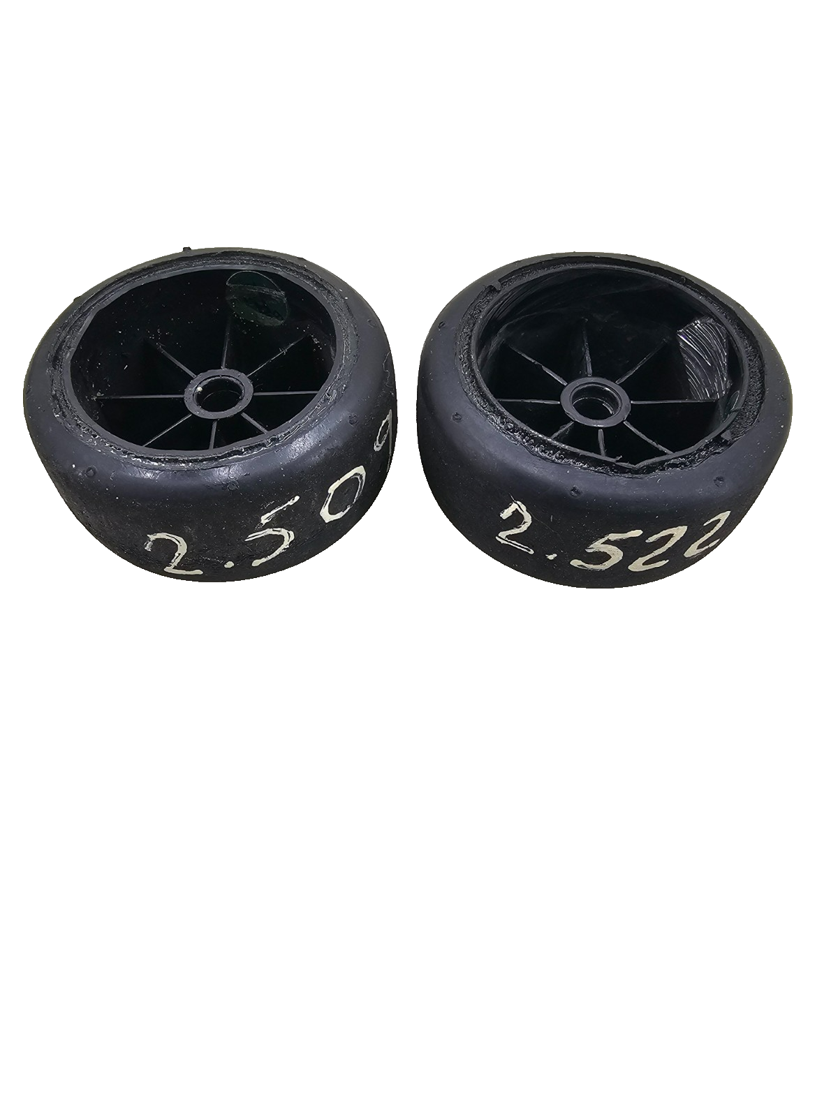 BSR (Green) Featherweight black dish wheels for 1/10 pan car