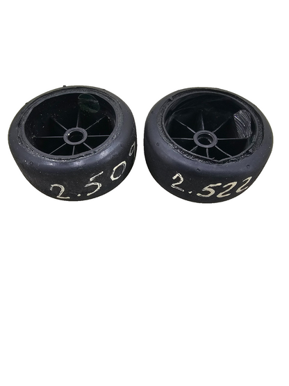 BSR (Green) Featherweight black dish wheels for 1/10 pan car