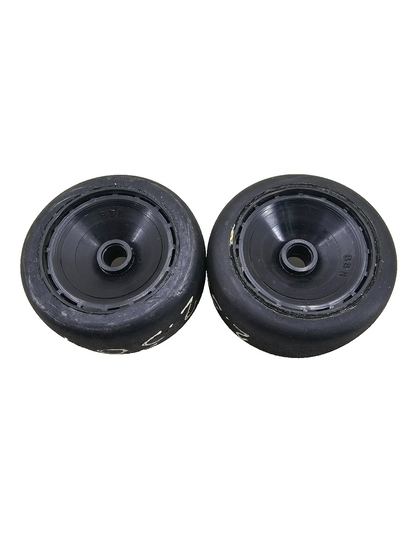 BSR (Green) Featherweight black dish wheels for 1/10 pan car