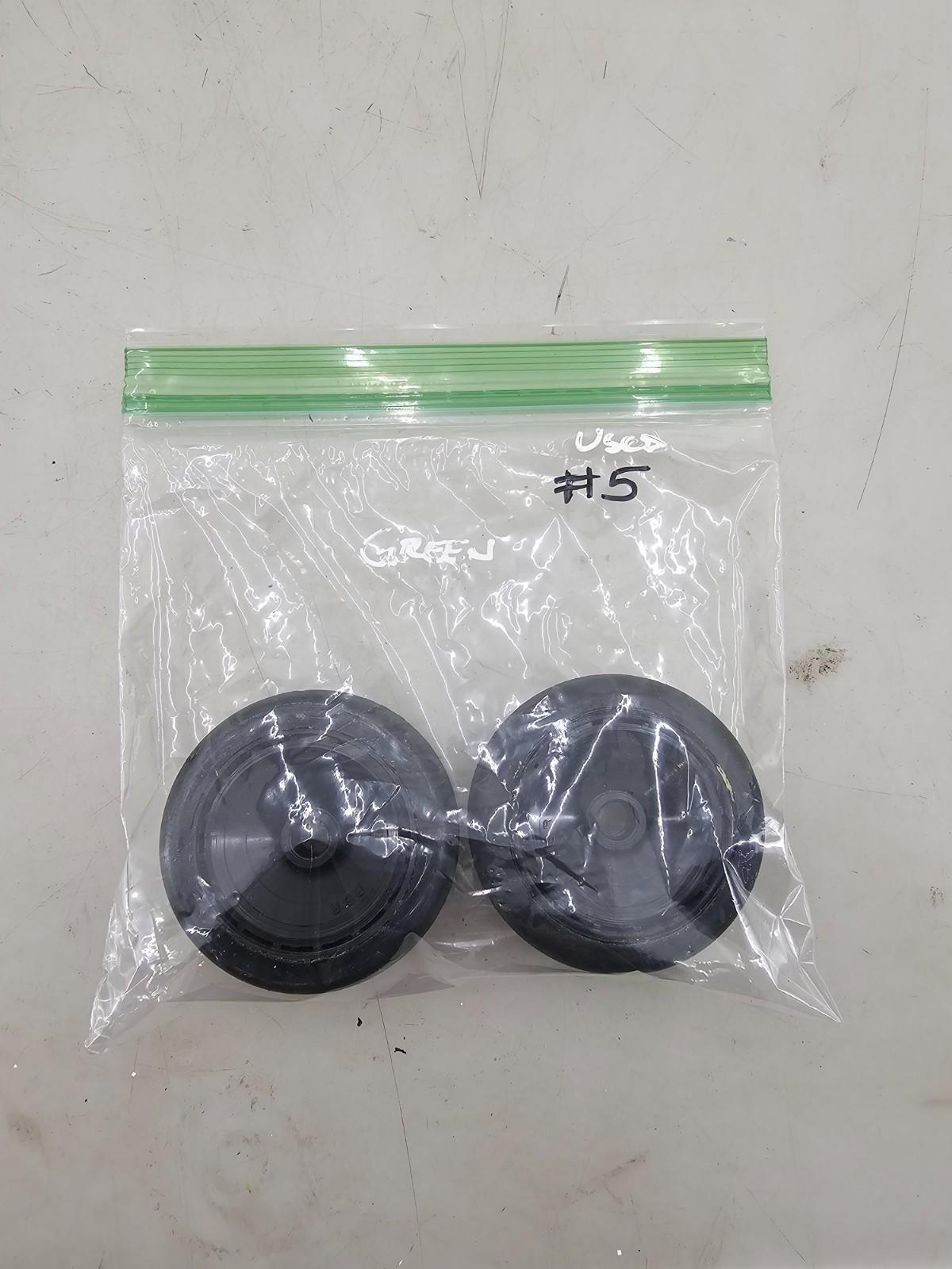 BSR (Green) Featherweight black dish wheels for 1/10 pan car