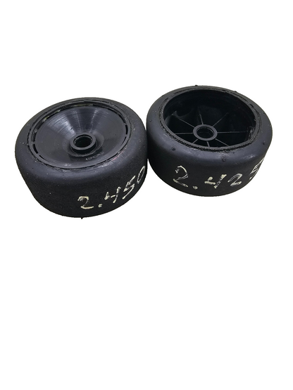 BSR (Silver) Featherweight black wheels for 1/10 pan car