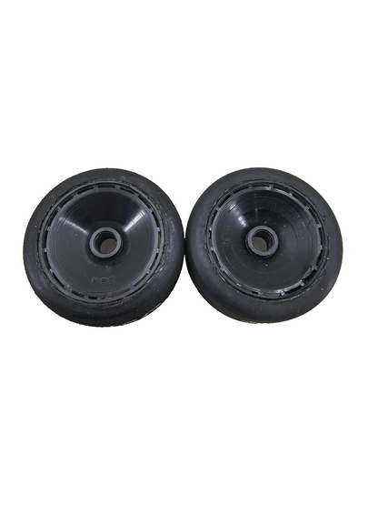 BSR (Silver) Featherweight black wheels for 1/10 pan car