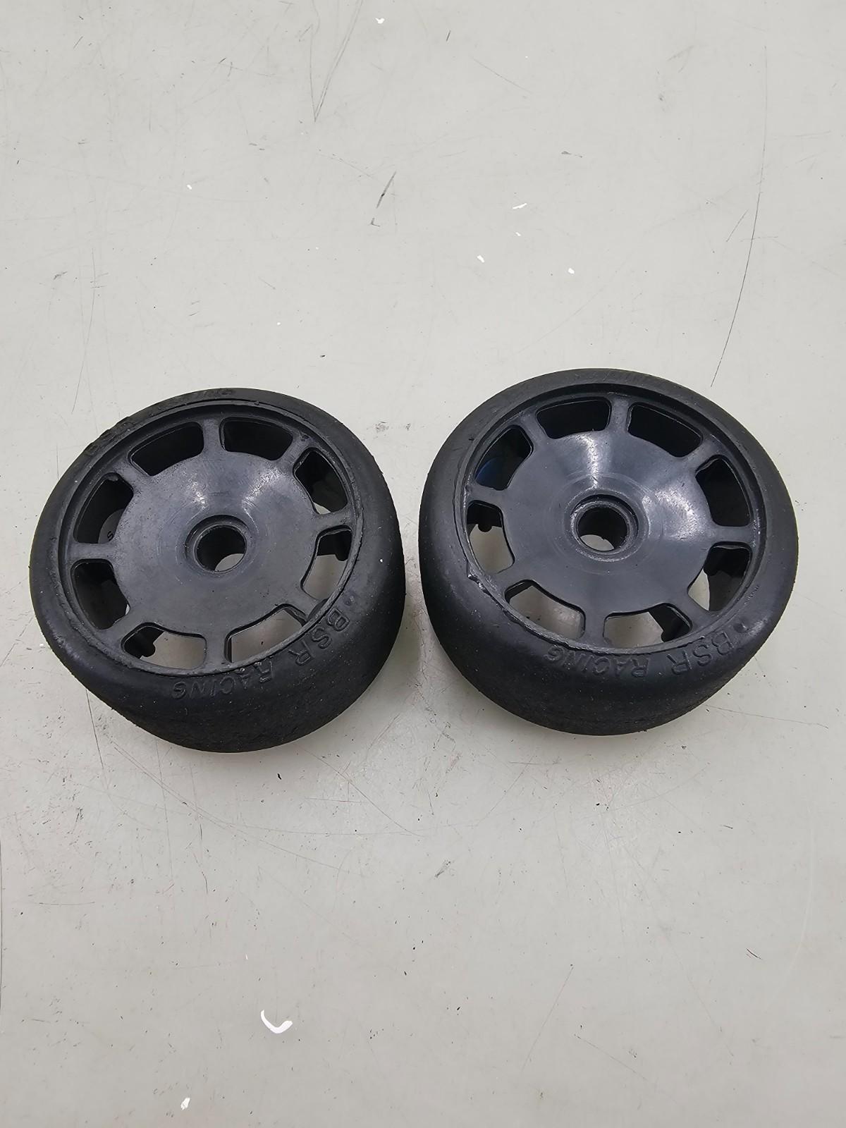 BSR (Blue) Featherweight black wheels for 1/10 pan car