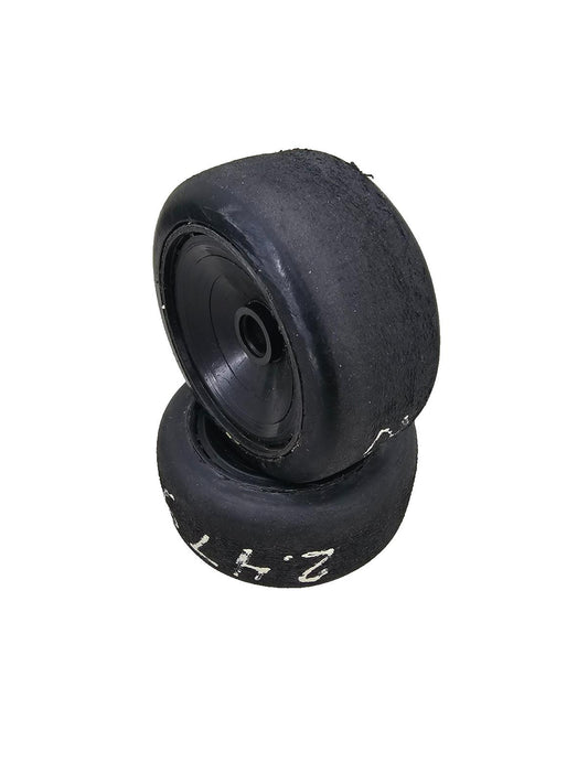 BSR (Green) Featherweight black dish wheels for 1/10 pan car