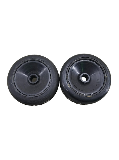 BSR (Green) Featherweight black dish wheels for 1/10 pan car