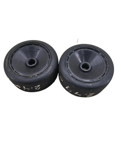 BSR (Green) Featherweight black dish wheels for 1/10 pan car