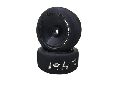 BSR (Silver) Featherweight black wheels for 1/10 pan car