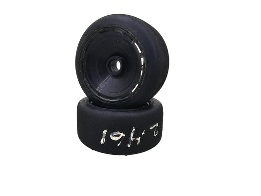 BSR (Silver) Featherweight black wheels for 1/10 pan car