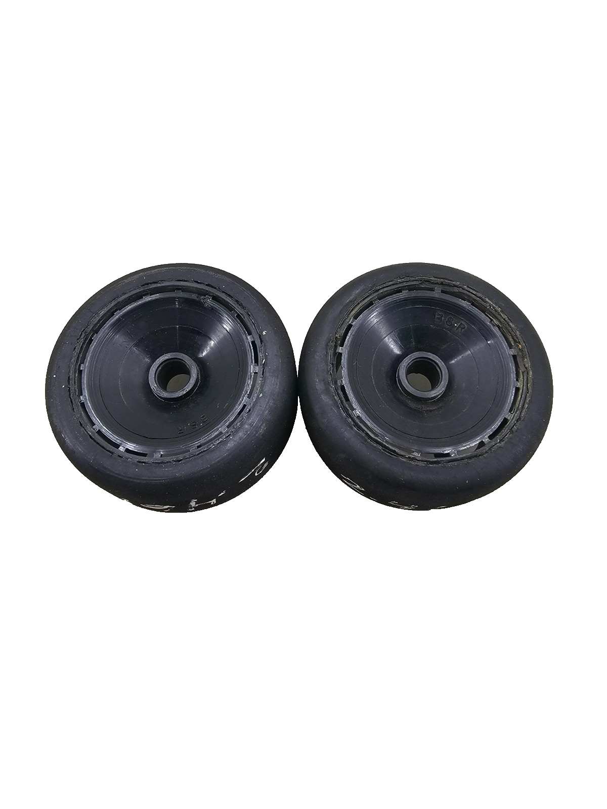 BSR (Silver) Featherweight black wheels for 1/10 pan car