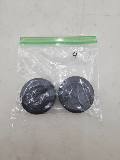 BSR (Silver) Featherweight black wheels for 1/10 pan car