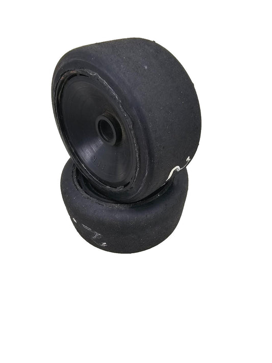 BSR (Green) Featherweight black dish wheels for 1/10 pan car