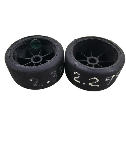 BSR (Green) Featherweight black dish wheels for 1/10 pan car