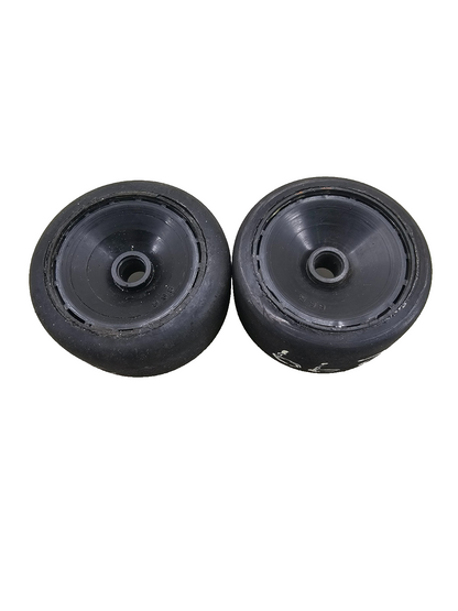 BSR (Green) Featherweight black dish wheels for 1/10 pan car