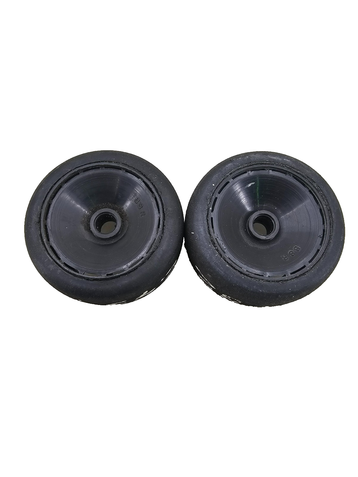 BSR (Green) Featherweight black dish wheels for 1/10 pan car