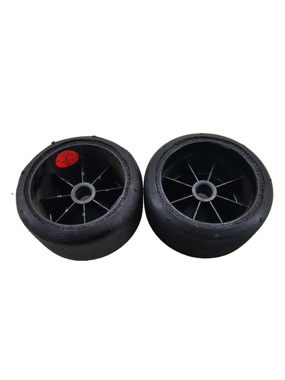 BSR (Orange) Featherweight black wheels for 1/10 pan car