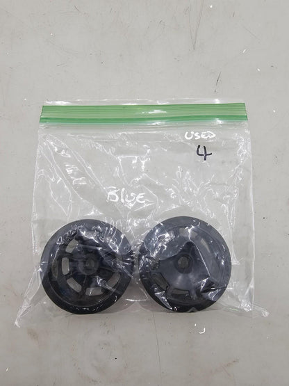 BSR (Blue) Featherweight black wheels for 1/10 pan car
