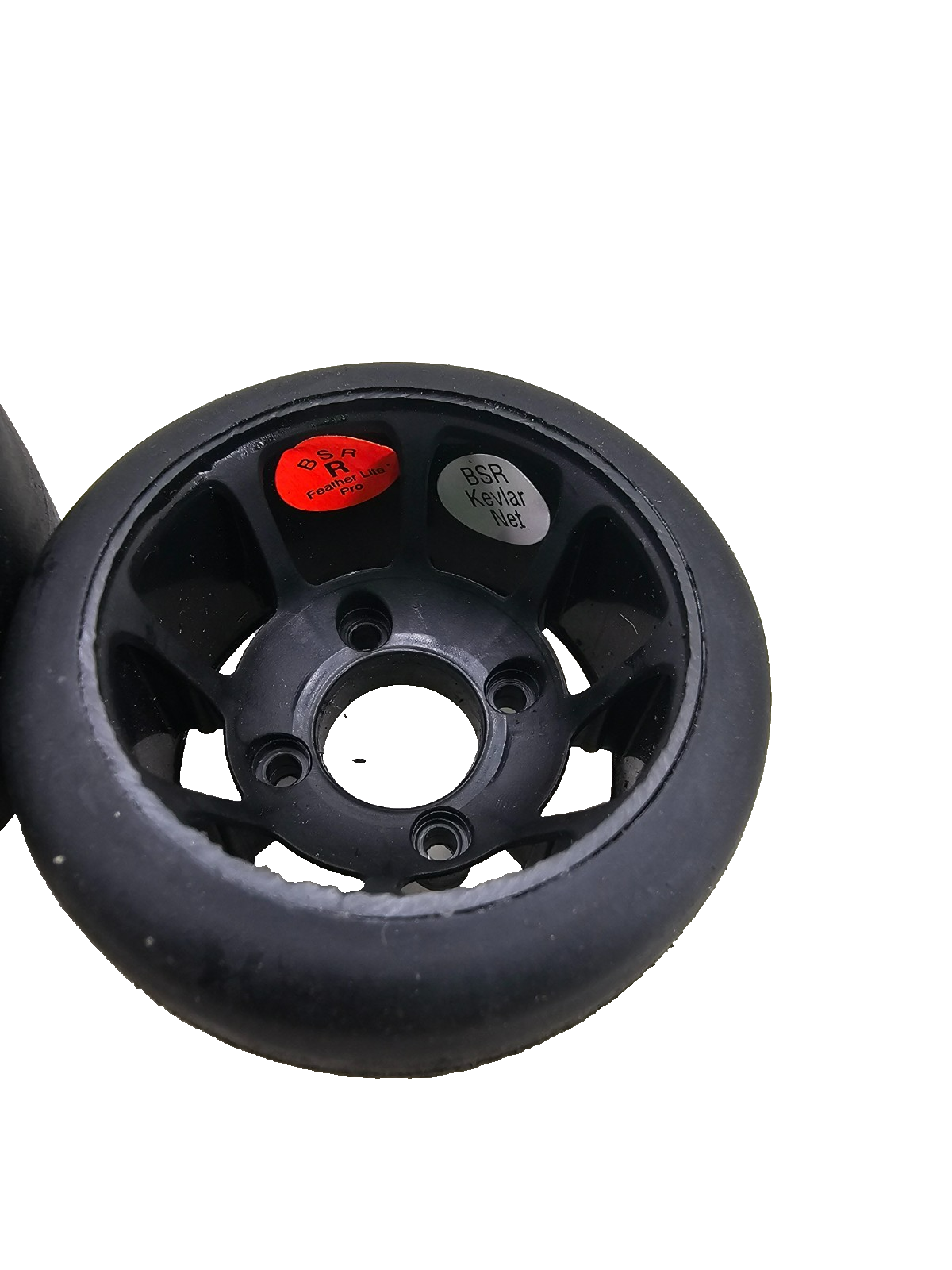BSR (Orange) made with Kevlar net black wheels for 1/10 pan car, different sizes