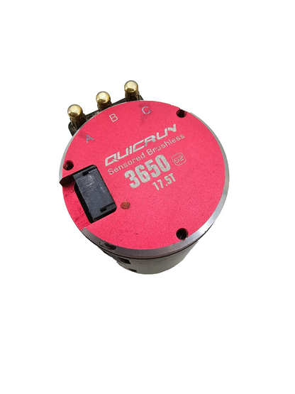 Hobbywing quicrun 3650 17.5 brushless motor, tested and working