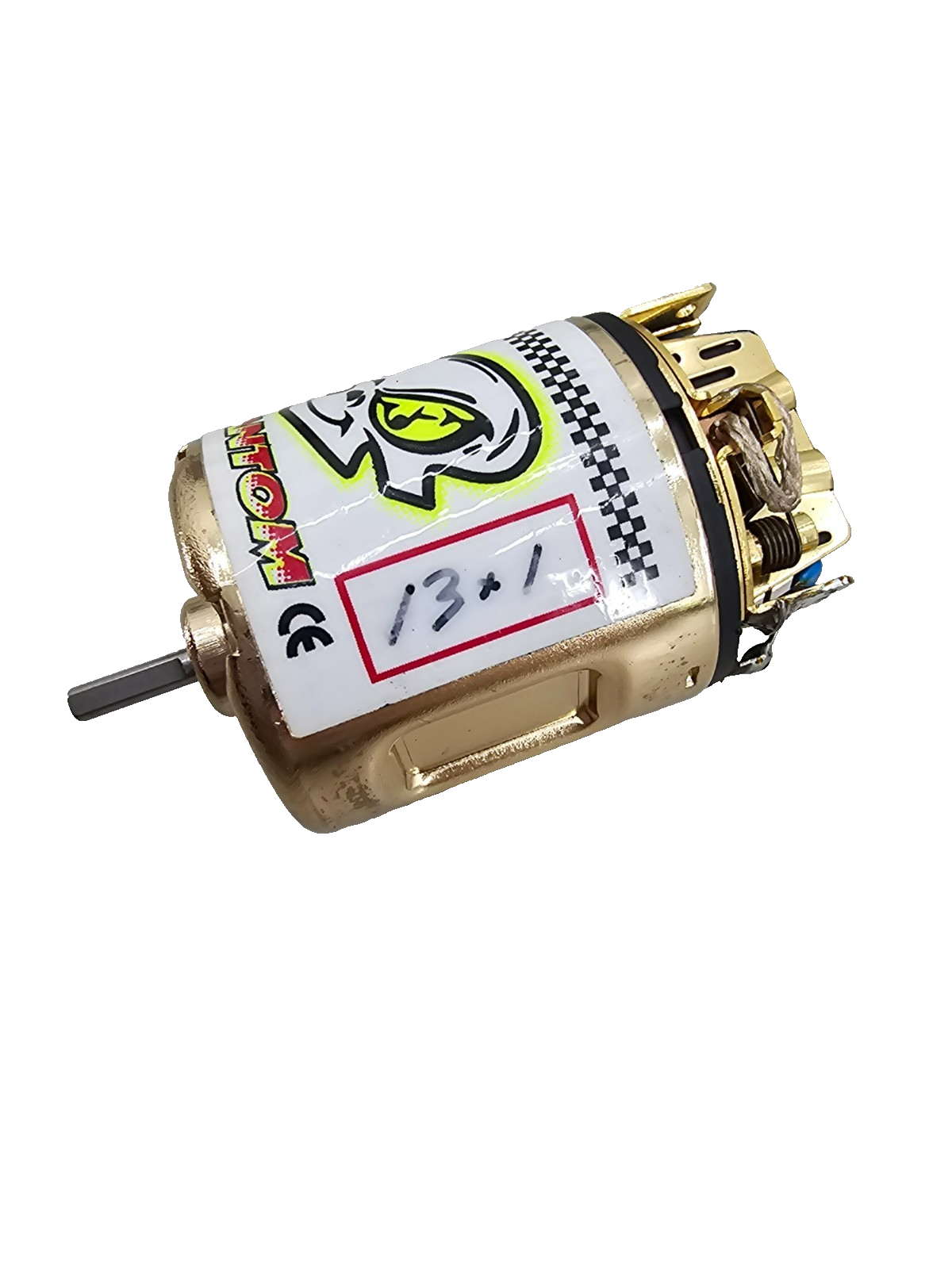 Vintage Fantom racing Pro series modified, 13x1 brushed motor Gold, unused