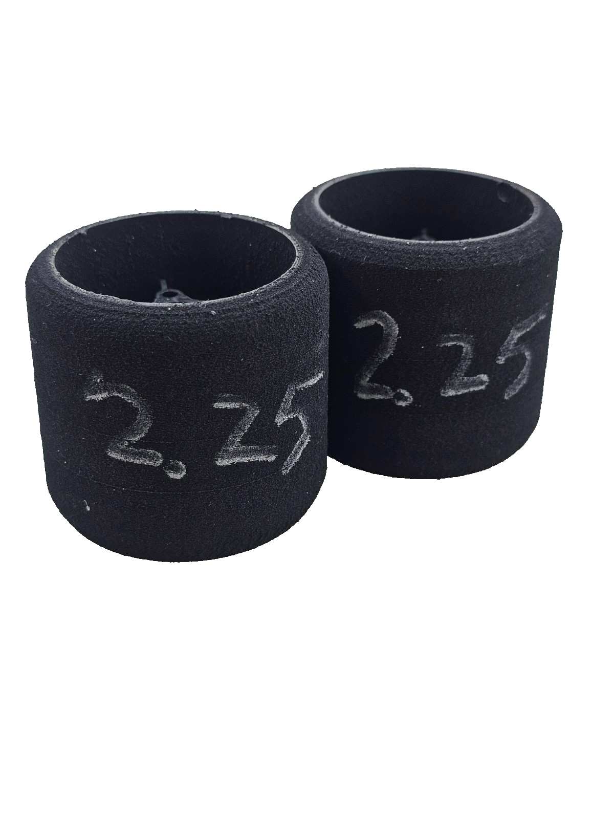 Murdock 1/10 foam tires for pan car, carpet racing, white compound rear wheels