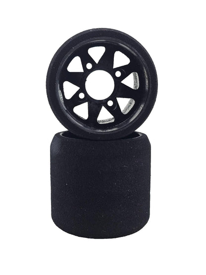 Murdock 1/10 foam tires for pan car racing, carpet racing, white compound rears