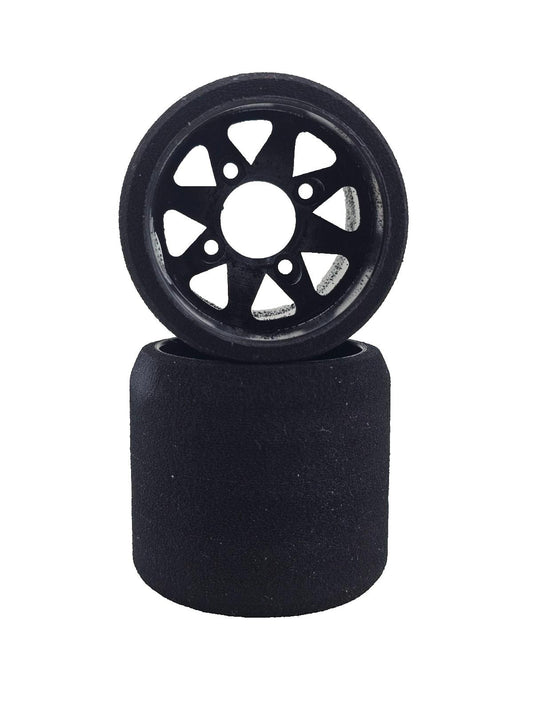 Murdock 1/10 foam tires for pan car racing, carpet racing, white compound rears