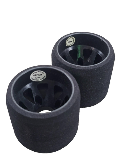 Murdock 1/10 foam tires for pan car racing, carpet racing, white compound rears
