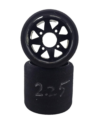 Murdock 1/10 foam tires for pan car racing, carpet racing, white compound rears