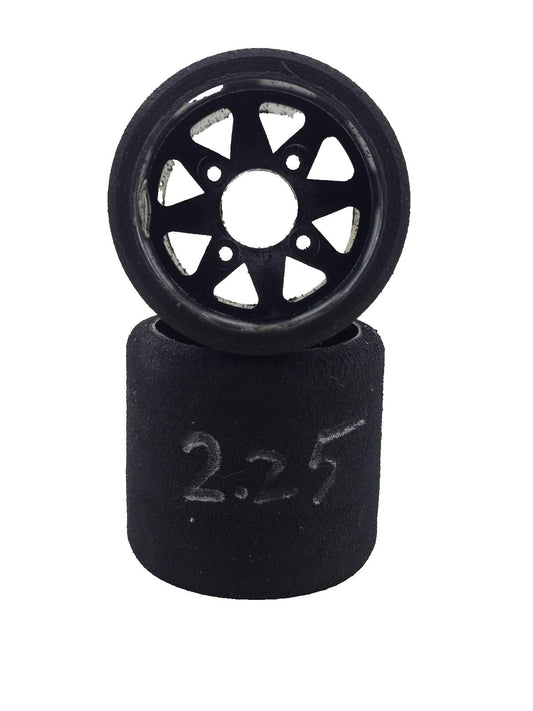 Murdock 1/10 foam tires for pan car racing, carpet racing, white compound rears