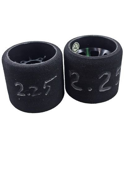 Murdock 1/10 foam tires for pan car racing, carpet racing, white compound rears