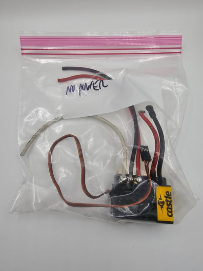 Castle Creations Mamba Max Pro 1 cell version, tested no power- For Repair