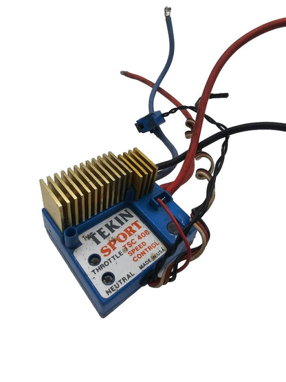 Vintage Tekin Sport ESC TSC 408, tested has no power- For parts, Repair