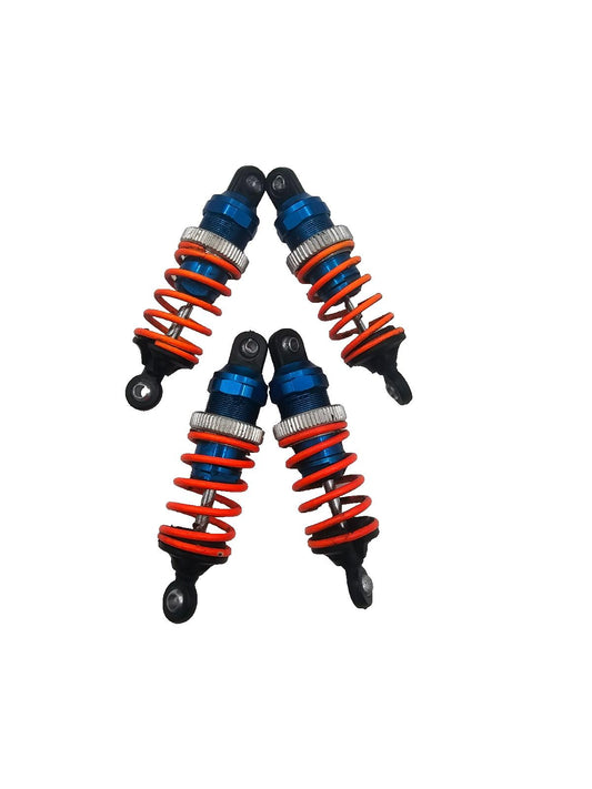 Team Associated Nitro TC3 NTC3 Blue aluminum threaded shocks w/ orange springs
