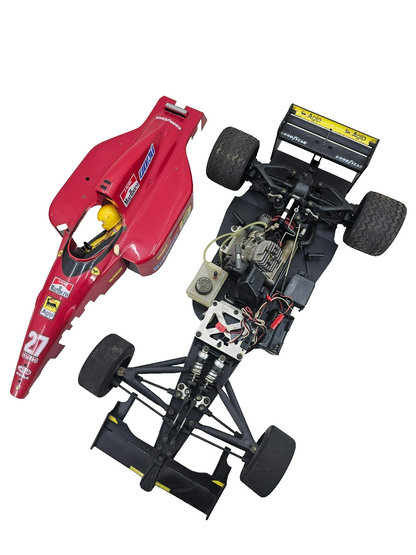 Rare, Vintage Kyosho Nitro F1 Ferrari 643 1/8th scale, good compression As Is