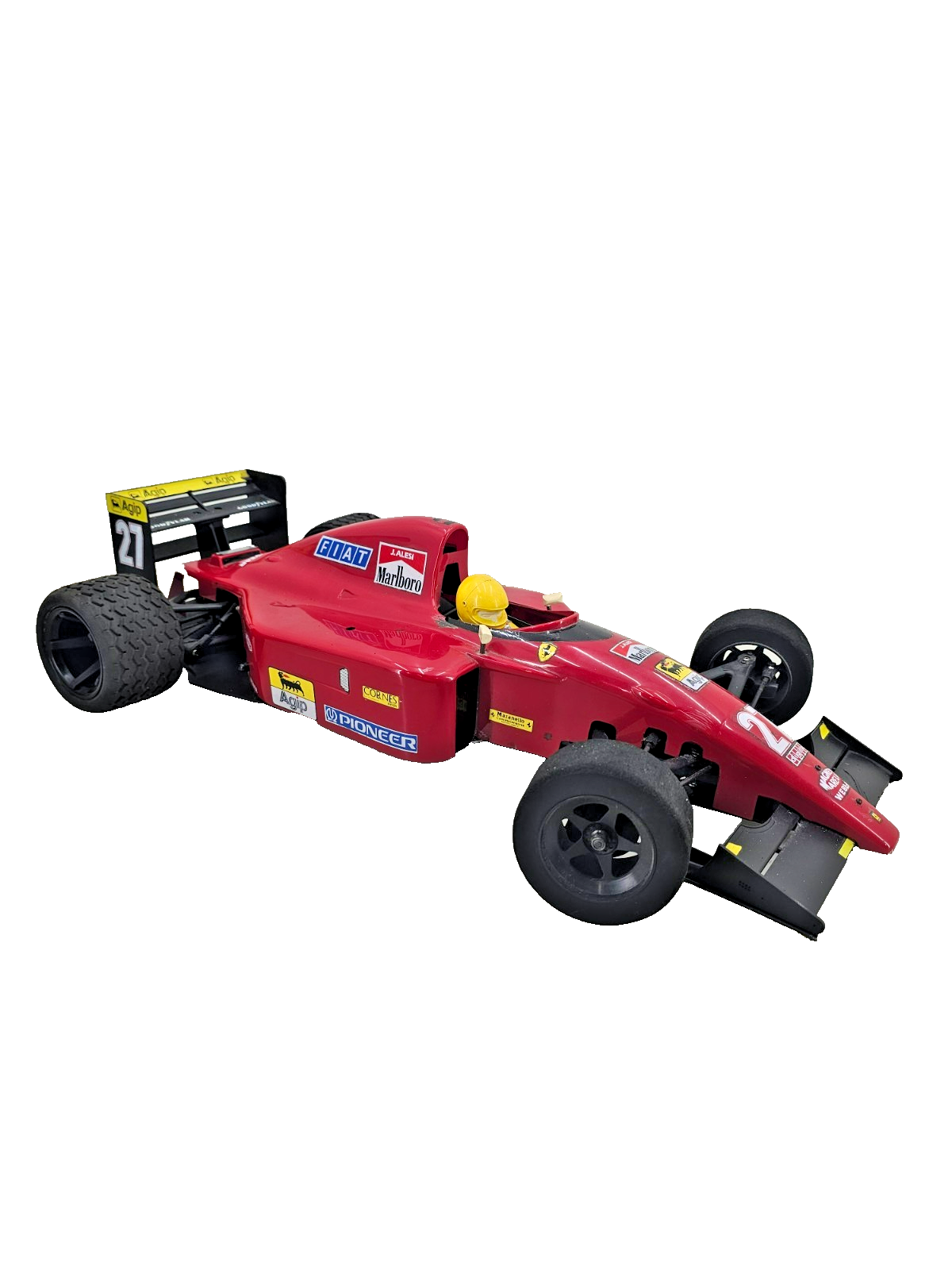 Rare, Vintage Kyosho Nitro F1 Ferrari 643 1/8th scale, good compression As Is