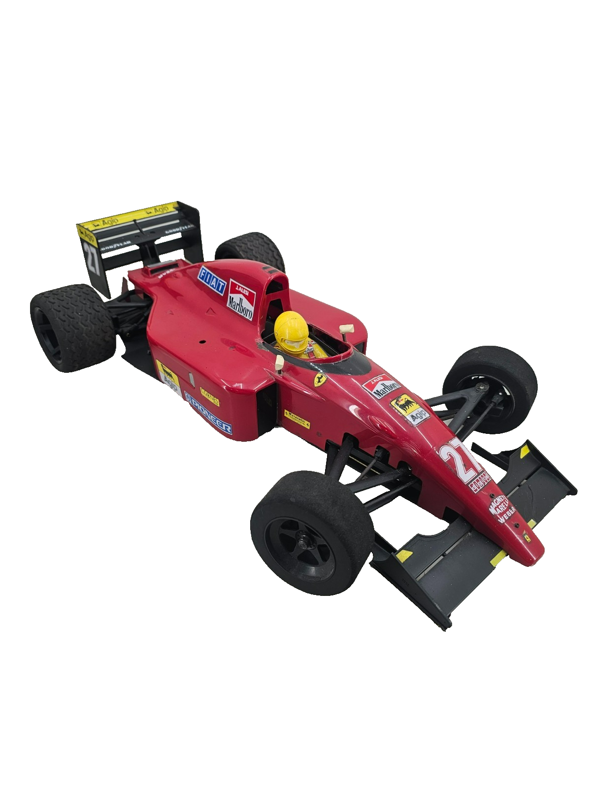 Rare, Vintage Kyosho Nitro F1 Ferrari 643 1/8th scale, good compression As Is