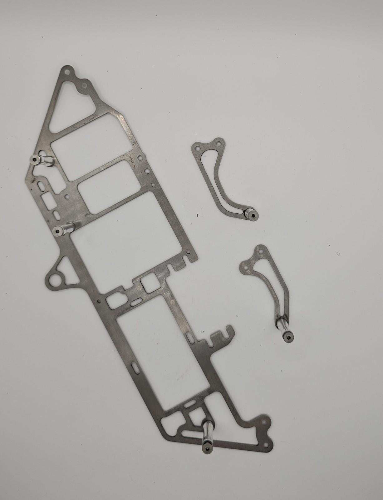 RARE Team Associated Nitro TC3  Hardcore Racing Titanium Chassis Plate