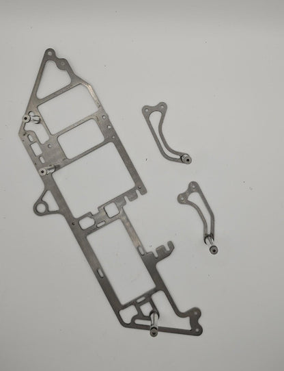 RARE Team Associated Nitro TC3  Hardcore Racing Titanium Chassis Plate