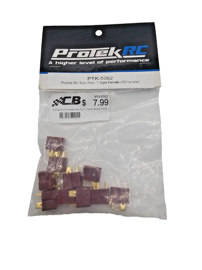 ProTek RC bulk pack of T-style Female (10) #PTK-5062
