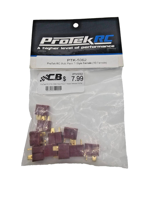 ProTek RC bulk pack of T-style Female (10) #PTK-5062